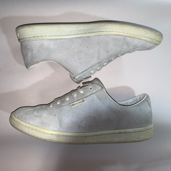 CHANEL size 40 gray suede CHANEL SPORT sneakers - Picture 11 of 12